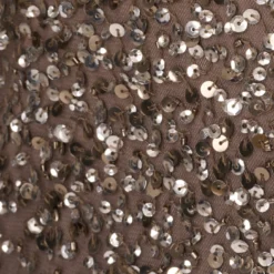 Adrianna Papell Plus Size Beaded Illusion Gown In Lead 11 Adrianna Papell Plus Size Beaded Illusion Gown In Lead -Glam Mirth Sales 091863331 LED Plus Alternate