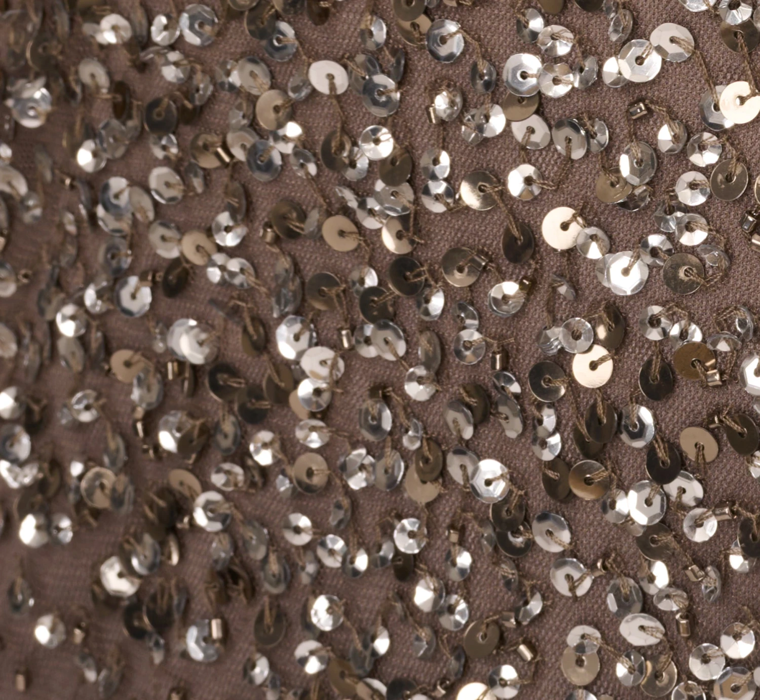 Adrianna Papell Plus Size Beaded Illusion Gown In Lead 6 Adrianna Papell Plus Size Beaded Illusion Gown In Lead - Image 6