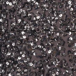 Adrianna Papell Plus Size Beaded Illusion Gown In Navy -Glam Mirth Sales 091863331 NAV Plus Alternate