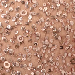 Adrianna Papell Scoop Back Sequin Gown In Rose Gold 12 Adrianna Papell Scoop Back Sequin Gown In Rose Gold -Glam Mirth Sales 091874600 AA958 Regular Alternate