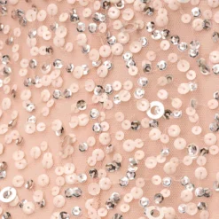 Adrianna Papell Scoop Back Sequin Gown In Blush 11 Adrianna Papell Scoop Back Sequin Gown In Blush -Glam Mirth Sales 091874600 BLS Regular Alternate