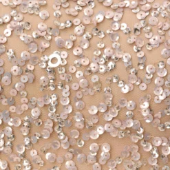 Adrianna Papell Scoop Back Sequin Gown In Champagne -Glam Mirth Sales 091874600 CHA Regular Alternate