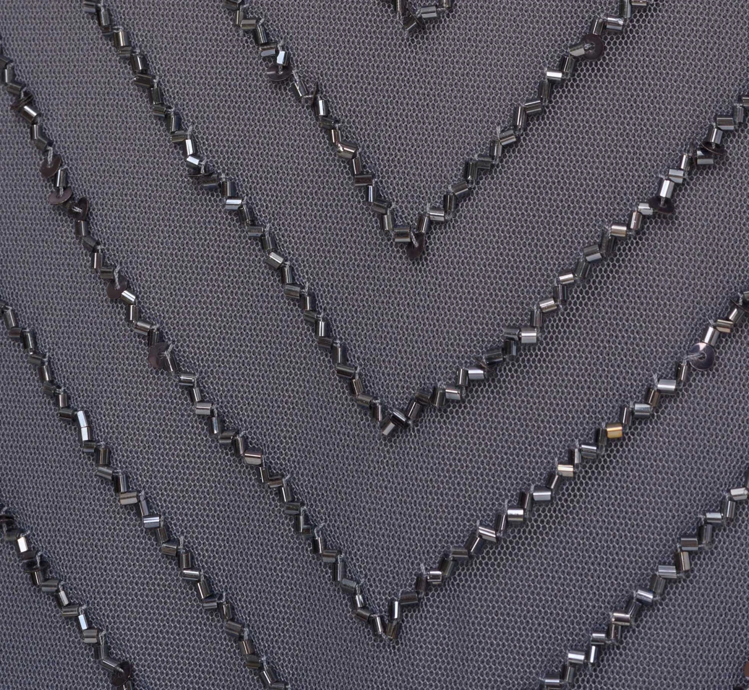 Adrianna Papell Plus Size Art Deco Beaded Blouson Dress With Halter Neckline In Dusty Blue 6 Adrianna Papell Plus Size Art Deco Beaded Blouson Dress With Halter Neckline In Dusty Blue - Image 6