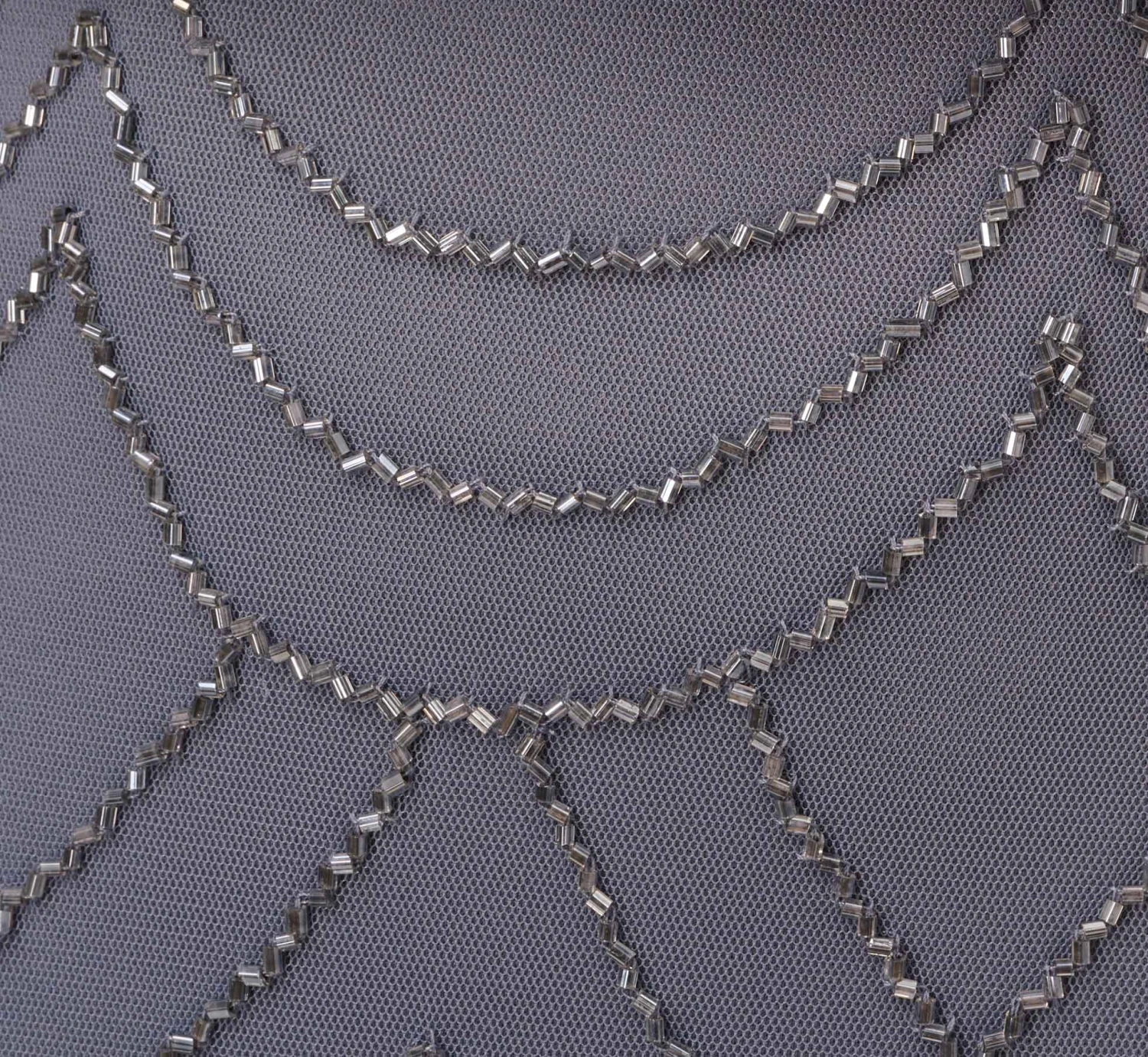 Adrianna Papell Short Sleeve Beaded Blouson Gown In Dusty Blue 6 Adrianna Papell Short Sleeve Beaded Blouson Gown In Dusty Blue - Image 6