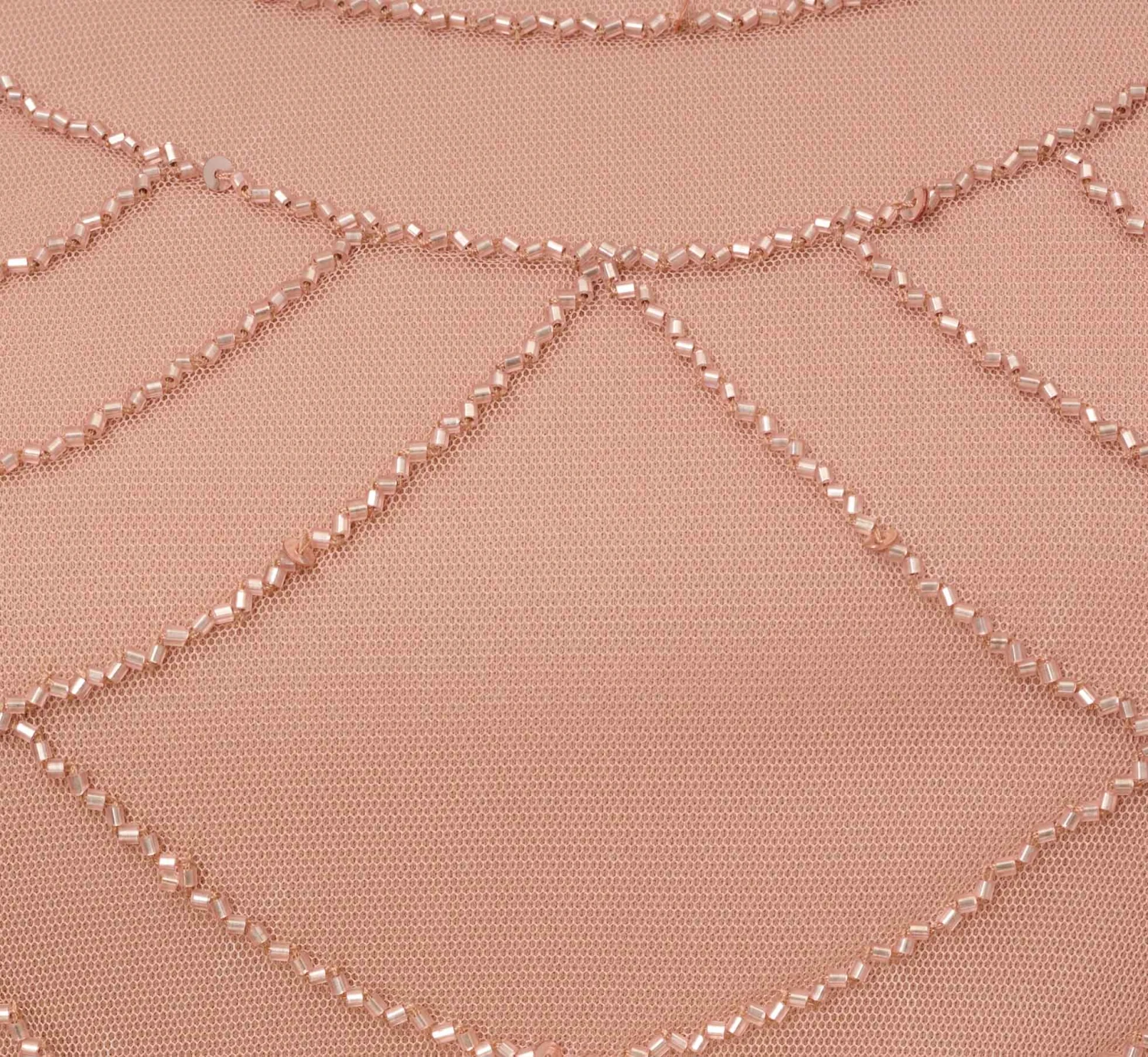 Adrianna Papell Short Sleeve Beaded Blouson Gown In Rose Gold 6 Adrianna Papell Short Sleeve Beaded Blouson Gown In Rose Gold - Image 6