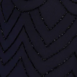 Adrianna Papell Plus Size Short Sleeve Beaded Blouson Gown In Navy Black 11 Adrianna Papell Plus Size Short Sleeve Beaded Blouson Gown In Navy Black -Glam Mirth Sales 191916101 AI410 Plus Alternate