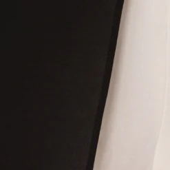 Adrianna Papell Colorblock Jumpsuit With Skirt Overlay In Black Ivory 11 Adrianna Papell Colorblock Jumpsuit With Skirt Overlay In Black Ivory -Glam Mirth Sales AP1D102896 AA019 Regular Alternate