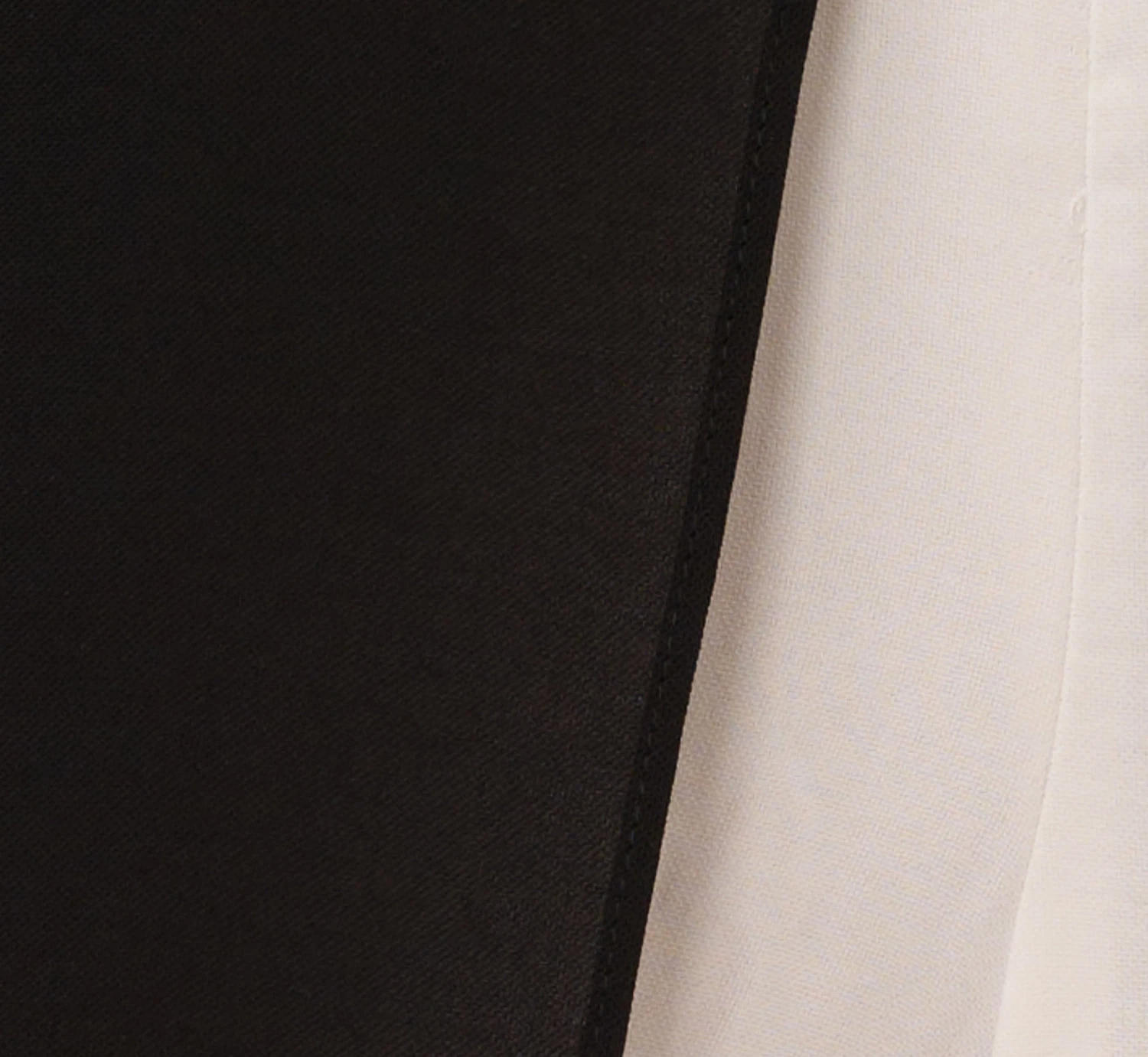 Adrianna Papell Colorblock Jumpsuit With Skirt Overlay In Black Ivory 6 Adrianna Papell Colorblock Jumpsuit With Skirt Overlay In Black Ivory - Image 6