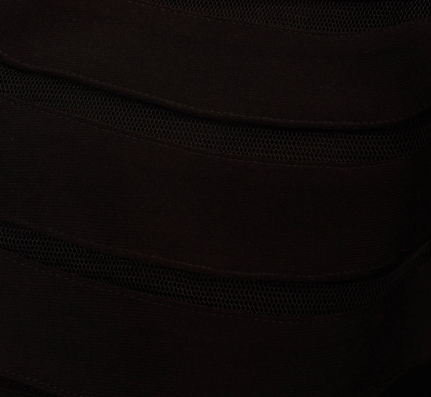 Adrianna Papell Jersey Banded Ruffled Jumpsuit With Cold Shoulder In Black 6 Adrianna Papell Jersey Banded Ruffled Jumpsuit With Cold Shoulder In Black - Image 6