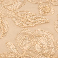 Adrianna Papell Bell Sleeve Rose Embroidered Sheath Dress In Light Champagne 13 Adrianna Papell Bell Sleeve Rose Embroidered Sheath Dress In Light Champagne -Glam Mirth Sales AP1D104437 AE273 Regular Alternate