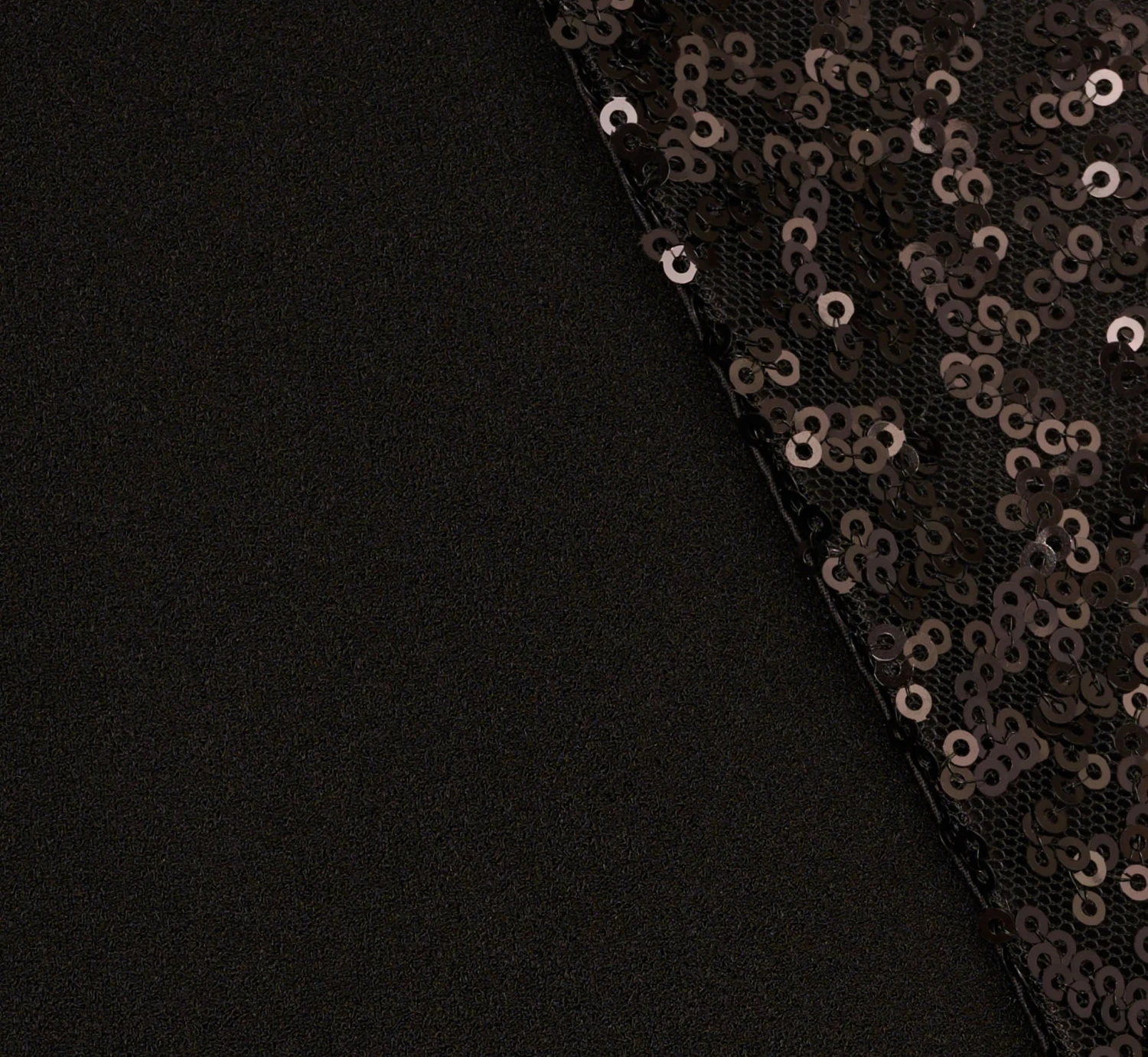 Adrianna Papell Sequin Collar Tuxedo Dress In Black 6 Adrianna Papell Sequin Collar Tuxedo Dress In Black - Image 6