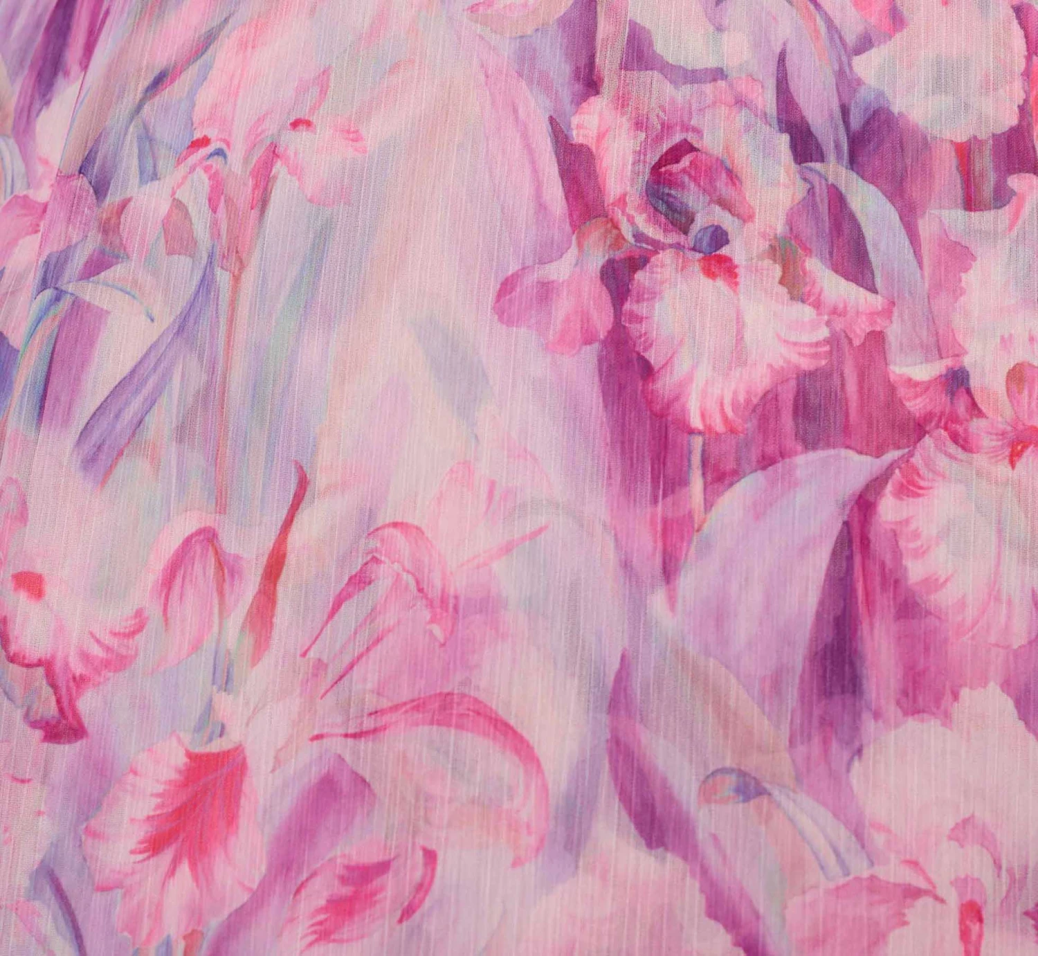 Adrianna Papell Plus Size Floral-Printed Chiffon Short Dress In Pink Multi 6 Adrianna Papell Plus Size Floral-Printed Chiffon Short Dress In Pink Multi - Image 6