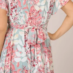 Adrianna Papell Plus Size Floral-Print Fit-And-Flare Midi-Length Chiffon Dress In Aqua Multi 10 Adrianna Papell Plus Size Floral-Print Fit-And-Flare Midi-Length Chiffon Dress In Aqua Multi -Glam Mirth Sales AP1D104656 BZ980 Plus Lifestyle 6fe58aae 6a32 4e68 a23f e447fe589888