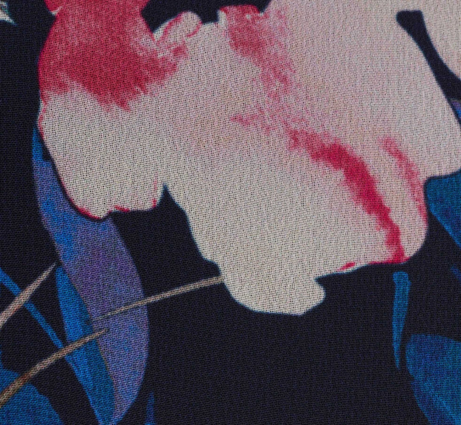 Adrianna Papell Floral-Print Cropped Jumpsuit With Chiffon Overlay In Navy Multi 6 Adrianna Papell Floral-Print Cropped Jumpsuit With Chiffon Overlay In Navy Multi - Image 6