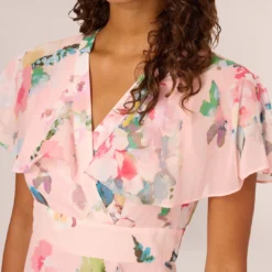 Adrianna Papell Floral-Print Twill Ruffled Midi-Length Faux Wrap Dress In Rose Multi 8 Adrianna Papell Floral-Print Twill Ruffled Midi-Length Faux Wrap Dress In Rose Multi -Glam Mirth Sales AP1D104756 AE590 Regular Detail 3c69817a b7b3 4eb6 b919 c69ed6b8e3e9
