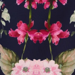 Adrianna Papell Floral-Print Crepe Midi-Length Sheath Dress In Navy Multi 10 Adrianna Papell Floral-Print Crepe Midi-Length Sheath Dress In Navy Multi -Glam Mirth Sales AP1D104781 AA980 Regular Alternate