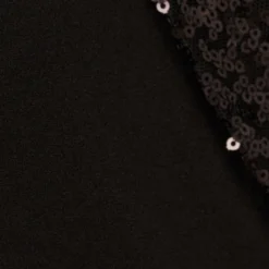 Adrianna Papell Hand-Sequined Crepe Tuxedo Jumpsuit In Black 11 Adrianna Papell Hand-Sequined Crepe Tuxedo Jumpsuit In Black -Glam Mirth Sales AP1D104860 AA002 Regular Alternate