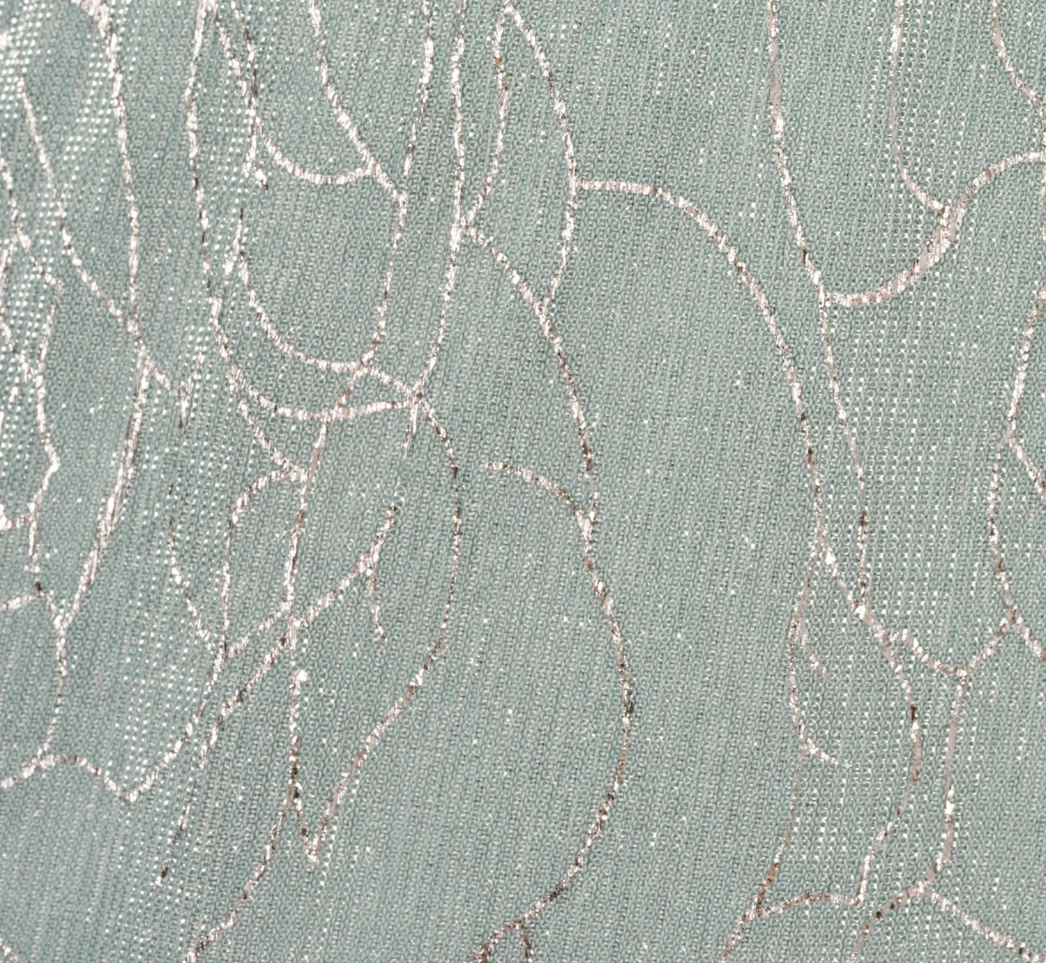 Adrianna Papell Floral Metallic Stencil Midi-Length Mermaid Dress With Capelet In Sea Glass 6 Adrianna Papell Floral Metallic Stencil Midi-Length Mermaid Dress With Capelet In Sea Glass - Image 6