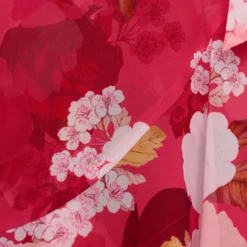 Adrianna Papell Floral Print Smocked Chiffon Short Dress In Pink Multi 12 Adrianna Papell Floral Print Smocked Chiffon Short Dress In Pink Multi -Glam Mirth Sales AP1D104963 AE970 Regular Alternate