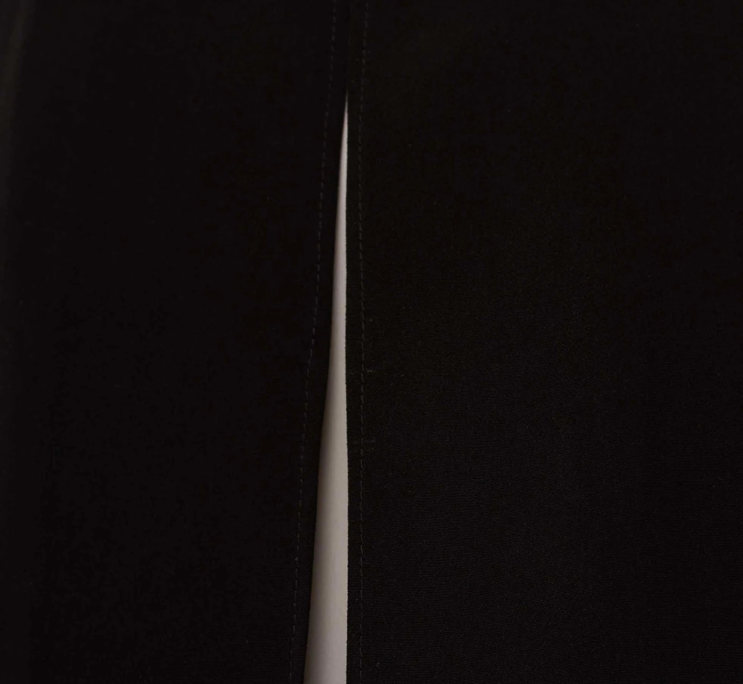 Adrianna Papell Plus Size Colorblock Matte Crepe Cropped Jumpsuit With Skirt Overlay In Black Ivory 6 Adrianna Papell Plus Size Colorblock Matte Crepe Cropped Jumpsuit With Skirt Overlay In Black Ivory - Image 6