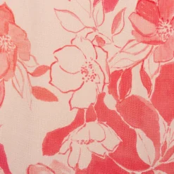 Adrianna Papell Floral Printed Midi Dress With Flutter Sleeves In Coral Ecru 12 Adrianna Papell Floral Printed Midi Dress With Flutter Sleeves In Coral Ecru -Glam Mirth Sales AP1D105004 AE952 Regular Alternate