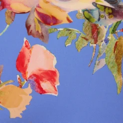 Adrianna Papell Floral Print Faux Wrap Halter Dress With Ruffle Details In Peri Multi 13 Adrianna Papell Floral Print Faux Wrap Halter Dress With Ruffle Details In Peri Multi -Glam Mirth Sales AP1D105007 AC494 Regular Alternate