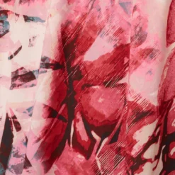 Adrianna Papell Floral Chiffon Midi Dress With Cutout Halter Neckline In Pink Multi 12 Adrianna Papell Floral Chiffon Midi Dress With Cutout Halter Neckline In Pink Multi -Glam Mirth Sales AP1D105041 AE970 Regular Alternate