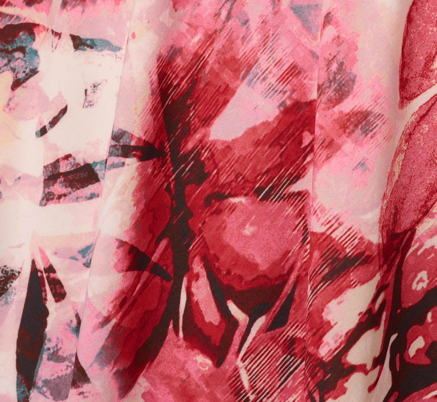 Adrianna Papell Floral Chiffon Midi Dress With Cutout Halter Neckline In Pink Multi 6 Adrianna Papell Floral Chiffon Midi Dress With Cutout Halter Neckline In Pink Multi - Image 6