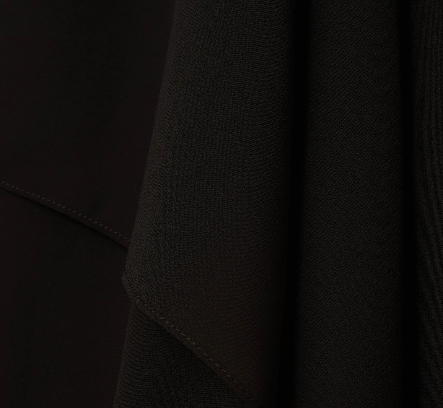 Adrianna Papell Plus Size Sleeveless Chiffon Dress With Cascading Details In Black 6 Adrianna Papell Plus Size Sleeveless Chiffon Dress With Cascading Details In Black - Image 6