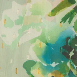 Adrianna Papell Floral Print Chiffon Halter Dress With Mock Neckline In Green Multi 10 Adrianna Papell Floral Print Chiffon Halter Dress With Mock Neckline In Green Multi -Glam Mirth Sales AP1D105053 AA390 Regular Alternate