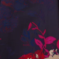 Adrianna Papell Jacquard Midi Dress With Metallic Floral Trim In Navy Pink Multi 11 Adrianna Papell Jacquard Midi Dress With Metallic Floral Trim In Navy Pink Multi -Glam Mirth Sales AP1D105054 DE980 Regular Alternate