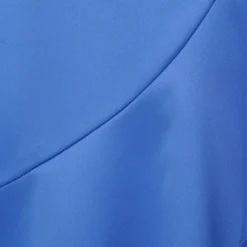 Adrianna Papell Satin Faux Wrap Dress With Ruffled Three-Quarter Sleeves In Precious Peri 14 Adrianna Papell Satin Faux Wrap Dress With Ruffled Three-Quarter Sleeves In Precious Peri -Glam Mirth Sales AP1D105057 AM492 Regular Alternate