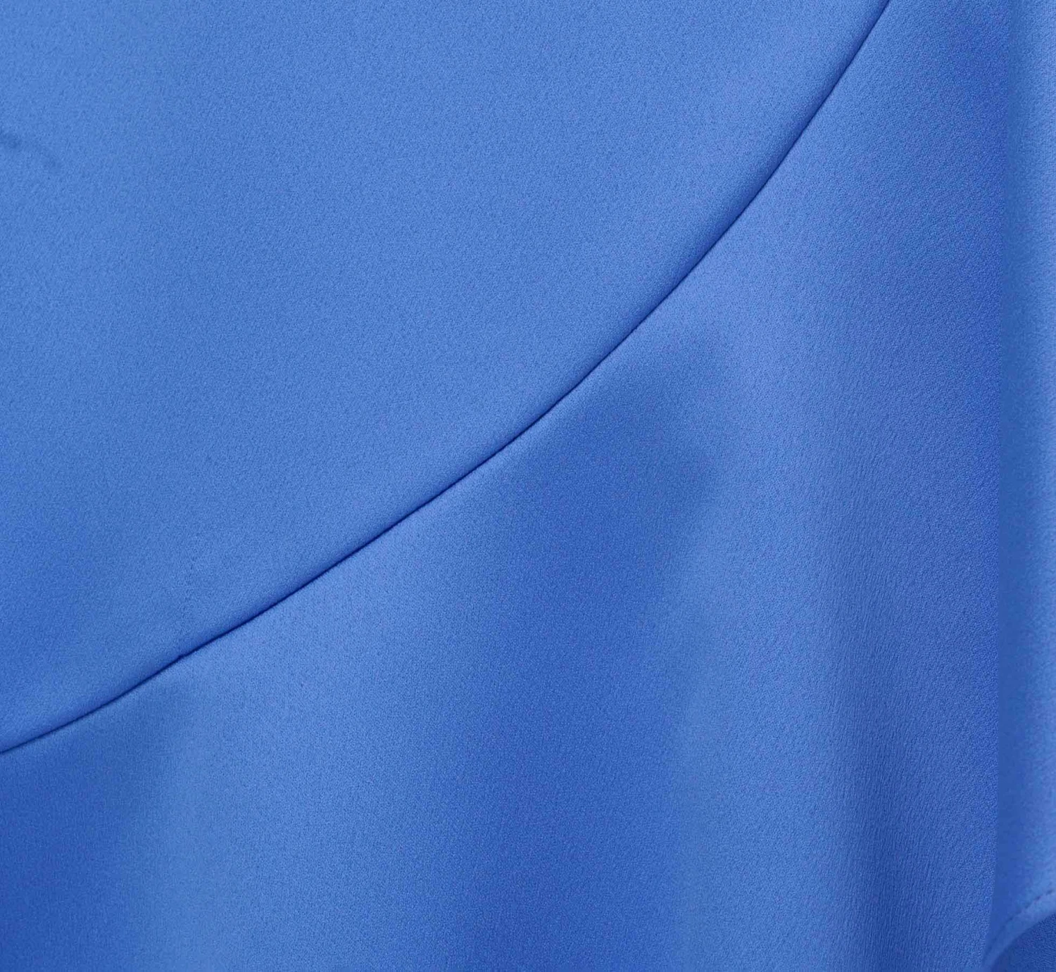 Adrianna Papell Satin Faux Wrap Dress With Ruffled Three-Quarter Sleeves In Precious Peri 6 Adrianna Papell Satin Faux Wrap Dress With Ruffled Three-Quarter Sleeves In Precious Peri - Image 6