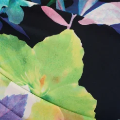 Adrianna Papell Multicolor Floral Jersey Midi Dress With One Shoulder Neckline In Dark Navy Multi 9 Adrianna Papell Multicolor Floral Jersey Midi Dress With One Shoulder Neckline In Dark Navy Multi -Glam Mirth Sales AP1D105082 BF410 Regular Alternate