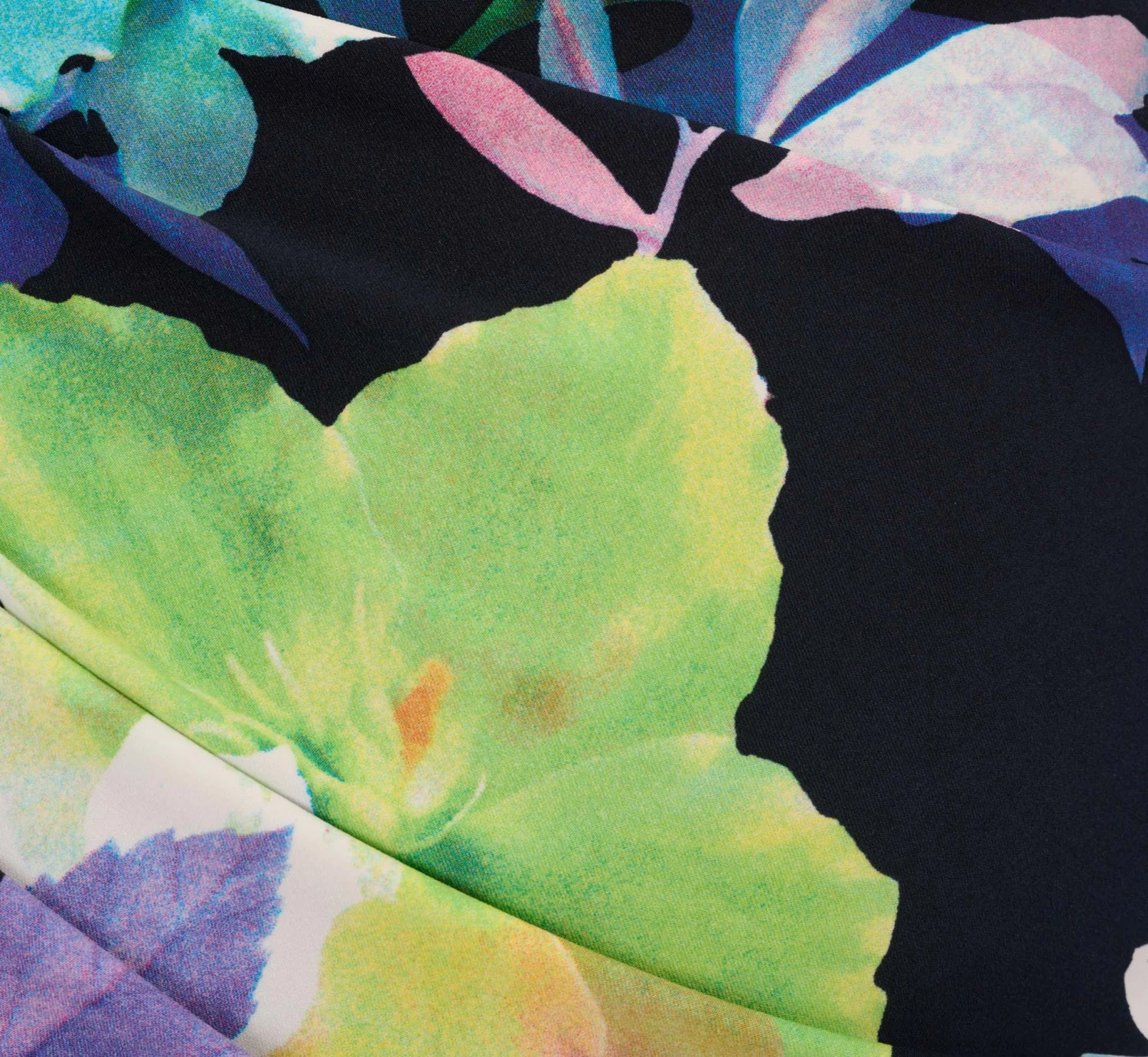 Adrianna Papell Multicolor Floral Jersey Midi Dress With One Shoulder Neckline In Dark Navy Multi 4 Adrianna Papell Multicolor Floral Jersey Midi Dress With One Shoulder Neckline In Dark Navy Multi - Image 4