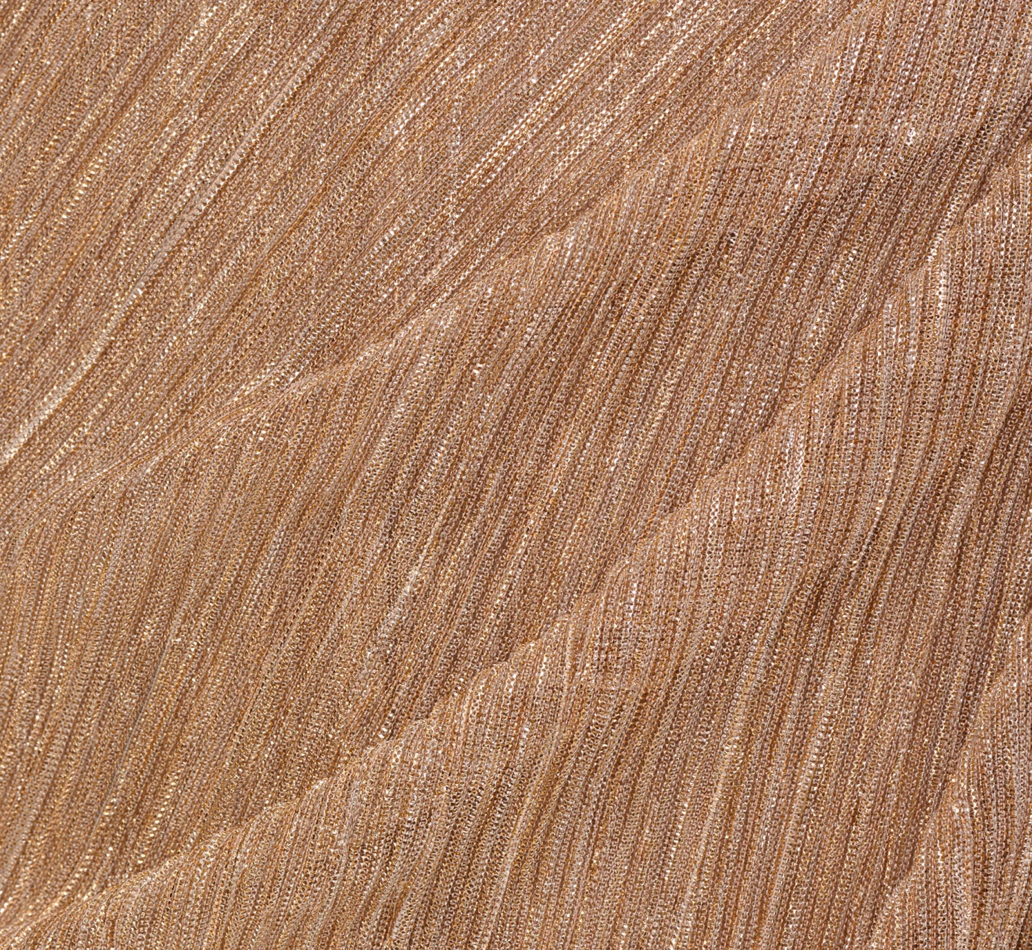 Adrianna Papell Plus Size Metallic Long Sleeve Dress With Draped Details In Light Gold 7 Adrianna Papell Plus Size Metallic Long Sleeve Dress With Draped Details In Light Gold - Image 7