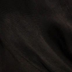 Adrianna Papell Satin Faux Wrap Dress With Long Sleeves In Black 12 Adrianna Papell Satin Faux Wrap Dress With Long Sleeves In Black -Glam Mirth Sales AP1D105159 AA002 Regular Alternate