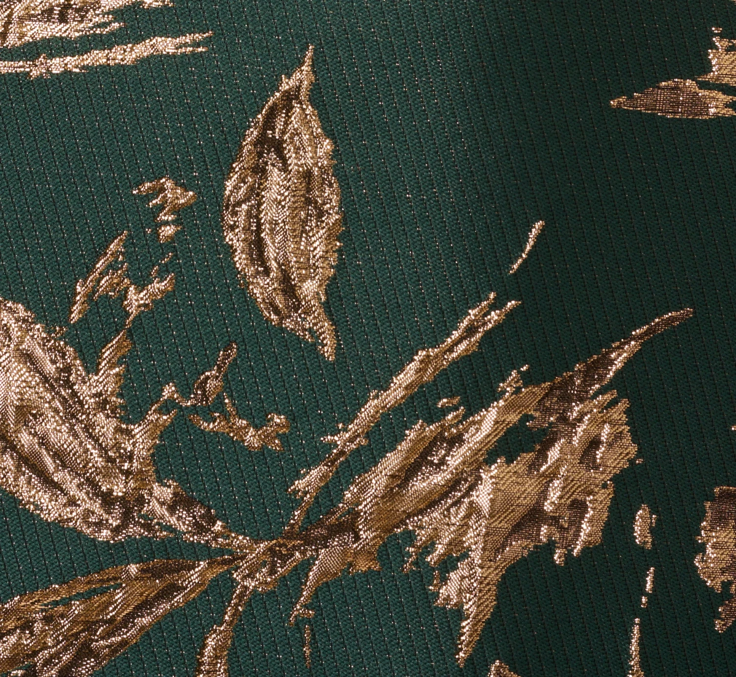 Adrianna Papell Metallic Jacquard High Low Dress With Ruffle Details In Hunter 6 Adrianna Papell Metallic Jacquard High Low Dress With Ruffle Details In Hunter - Image 6