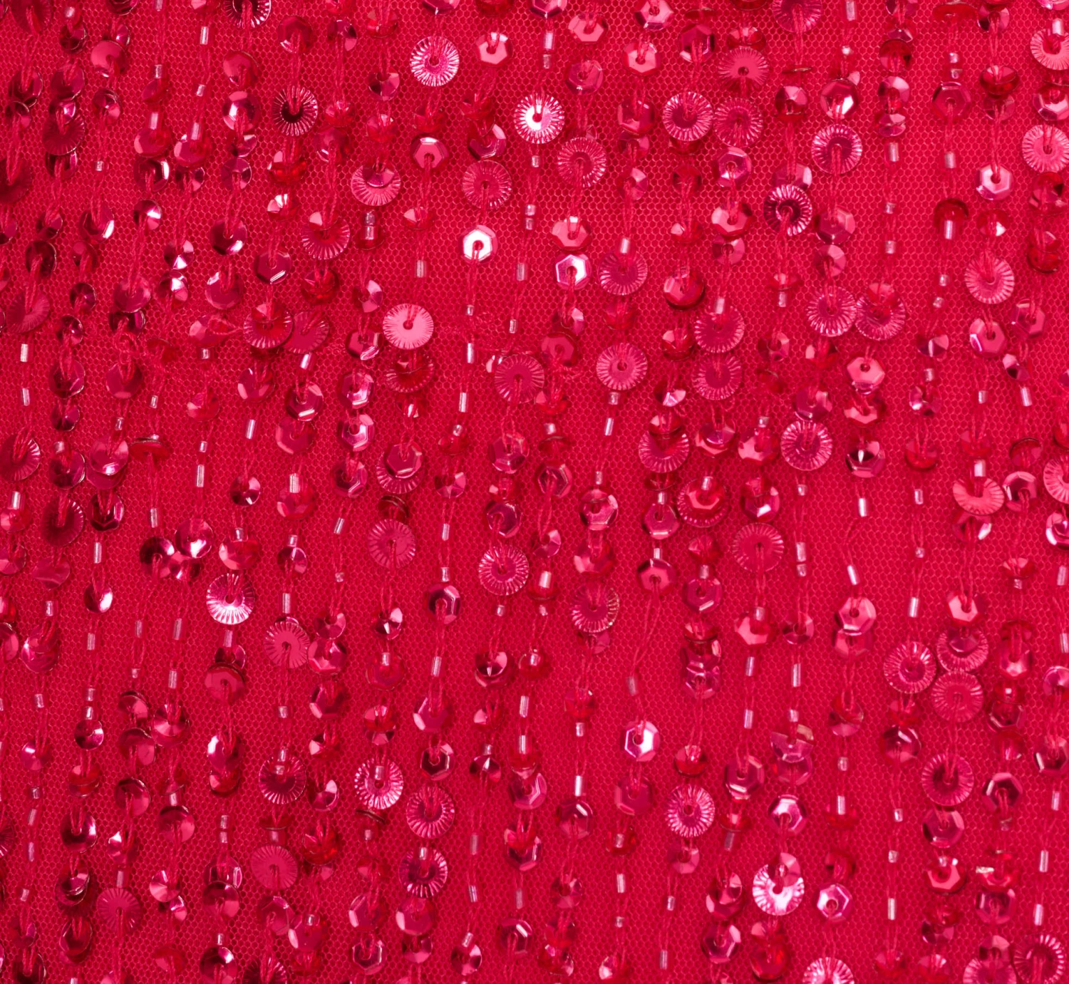 Adrianna Papell Sleeveless Beaded Cocktail Dress In Fiesta Pink 6 Adrianna Papell Sleeveless Beaded Cocktail Dress In Fiesta Pink - Image 6