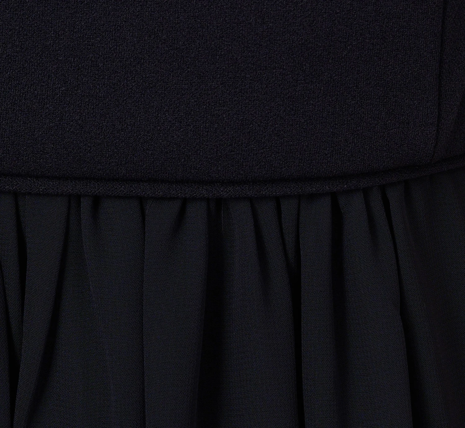 Adrianna Papell Off The Shoulder Crepe Chiffon Gown With Soft Skirt In Midnight 6 Adrianna Papell Off The Shoulder Crepe Chiffon Gown With Soft Skirt In Midnight - Image 6
