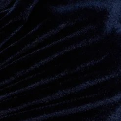 Adrianna Papell Shirred Velvet Gown With Elbow-Length Sleeves In Midnight 11 Adrianna Papell Shirred Velvet Gown With Elbow-Length Sleeves In Midnight -Glam Mirth Sales AP1E208255 AB411 Regular Alternate