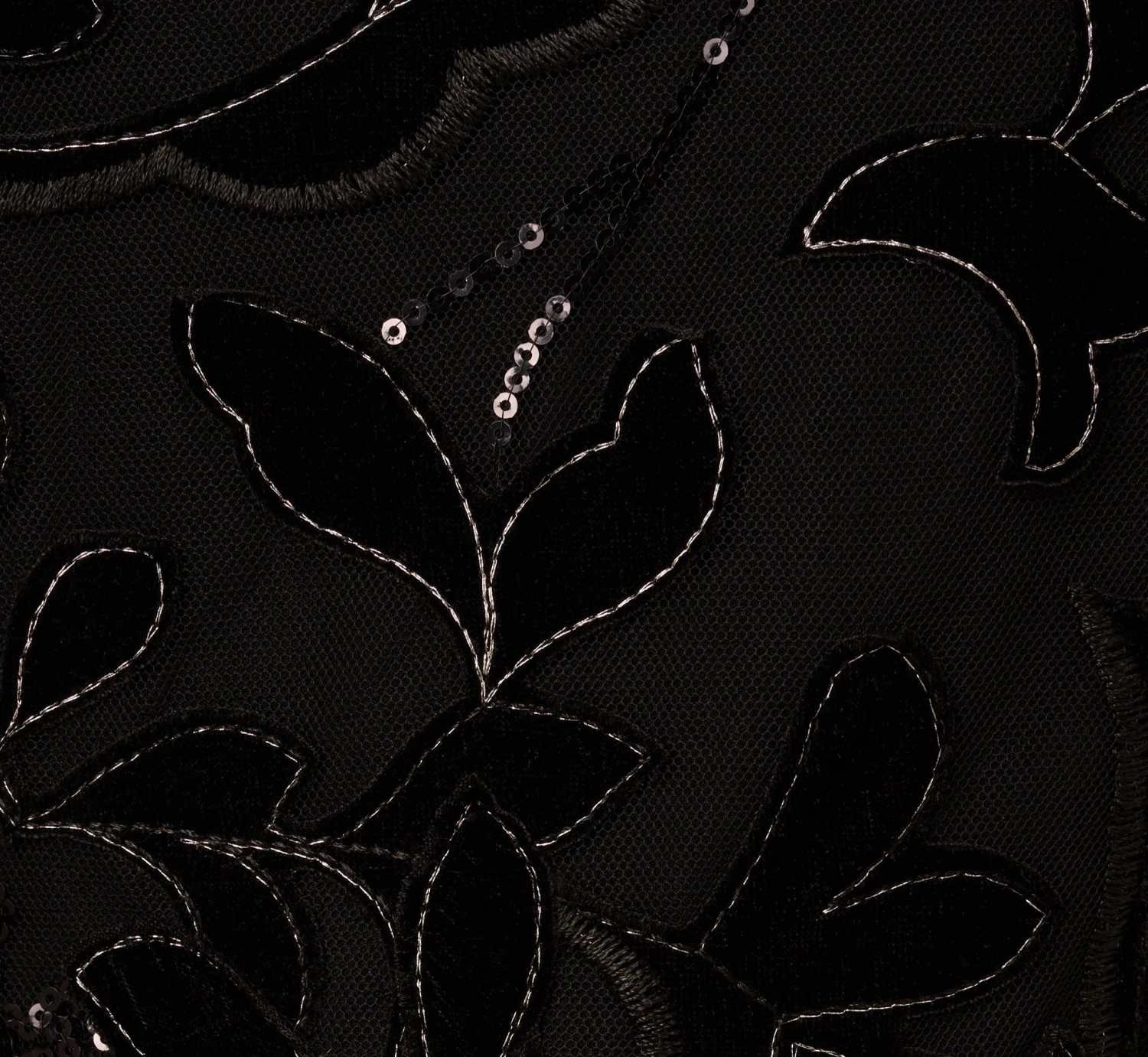 Adrianna Papell Tulle Halter Party Dress With Velvet Accents In Black 6 Adrianna Papell Tulle Halter Party Dress With Velvet Accents In Black - Image 6