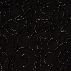 Adrianna Papell Halter Hand-Beaded Blouson Gown With Keyhole Back In Black 12 Adrianna Papell Halter Hand-Beaded Blouson Gown With Keyhole Back In Black -Glam Mirth Sales AP1E209115 AA002 Regular Alternate