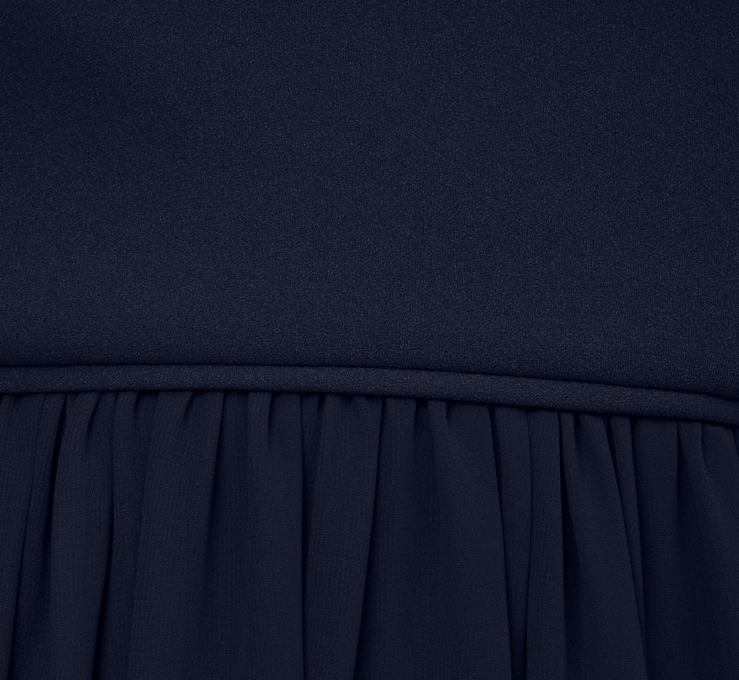 Adrianna Papell One-Shoulder Chiffon Long Gown In Midnight 6 Adrianna Papell One-Shoulder Chiffon Long Gown In Midnight - Image 6