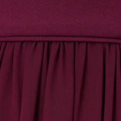 Adrianna Papell One-Shoulder Chiffon Long Gown In Cassis 11 Adrianna Papell One-Shoulder Chiffon Long Gown In Cassis -Glam Mirth Sales AP1E209149 AC507 Regular Alternate