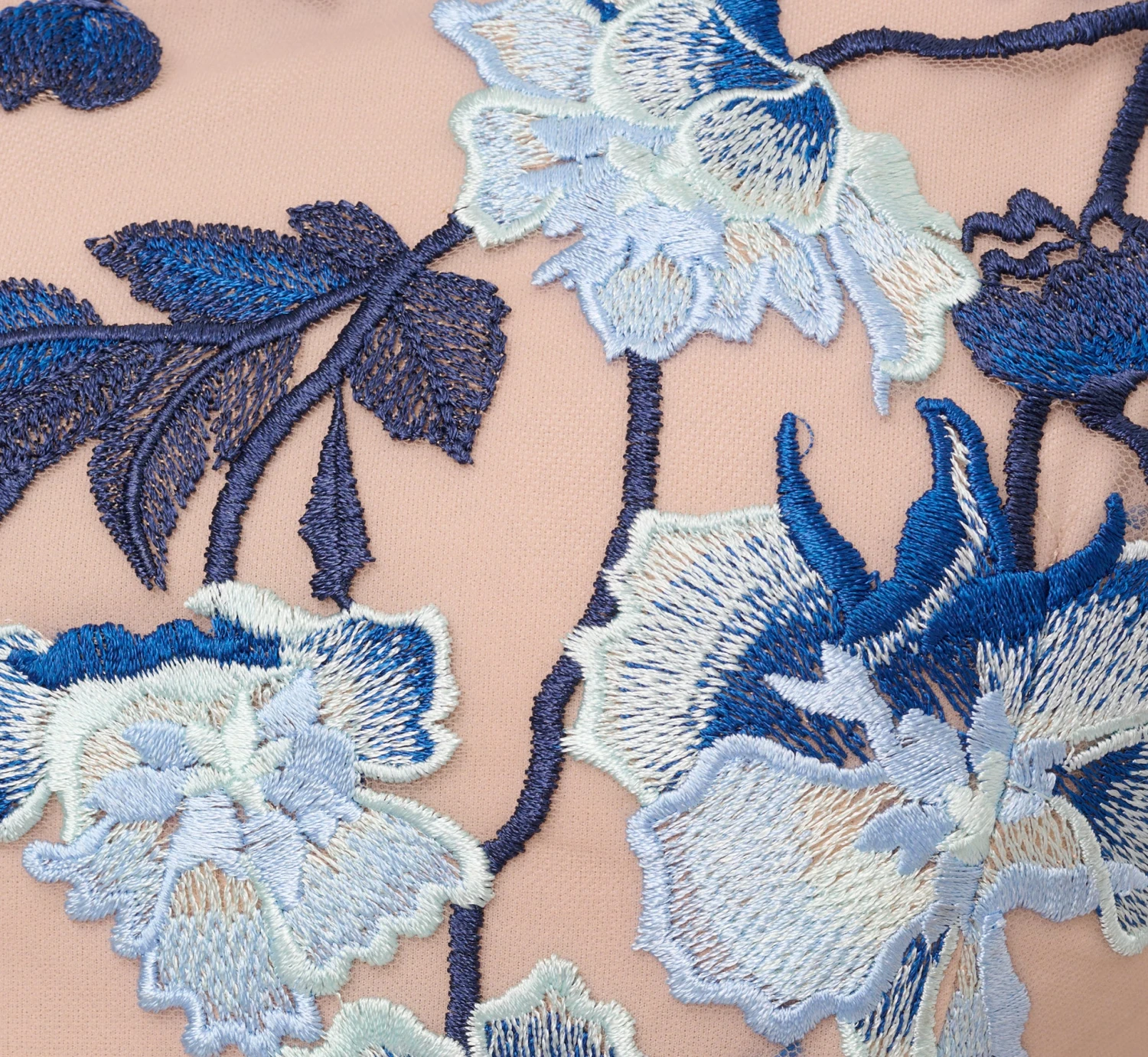 Adrianna Papell Embroidered Sheath Dress In Midnight Multi Nude 6 Adrianna Papell Embroidered Sheath Dress In Midnight Multi Nude - Image 6