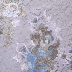 Adrianna Papell Floral Embroidered Gown In Blue Breeze 10 Adrianna Papell Floral Embroidered Gown In Blue Breeze -Glam Mirth Sales AP1E209277 AD497 Regular Alternate