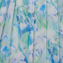 Adrianna Papell Floral-Print Off-The-Shoulder Chiffon Long Gown In Blue Multi 11 Adrianna Papell Floral-Print Off-The-Shoulder Chiffon Long Gown In Blue Multi -Glam Mirth Sales AP1E209472 AA461 Regular Alternate