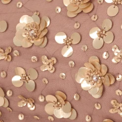 Adrianna Papell 3D Floral Hand-Beaded One-Shoulder Long Column Gown In Stone 11 Adrianna Papell 3D Floral Hand-Beaded One-Shoulder Long Column Gown In Stone -Glam Mirth Sales AP1E209866 AE549 Regular Alternate