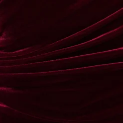 Adrianna Papell Velvet One Shoulder Gown With Beaded Neckline In Burgundy 11 Adrianna Papell Velvet One Shoulder Gown With Beaded Neckline In Burgundy -Glam Mirth Sales AP1E209998 AC506 Regular Alternate